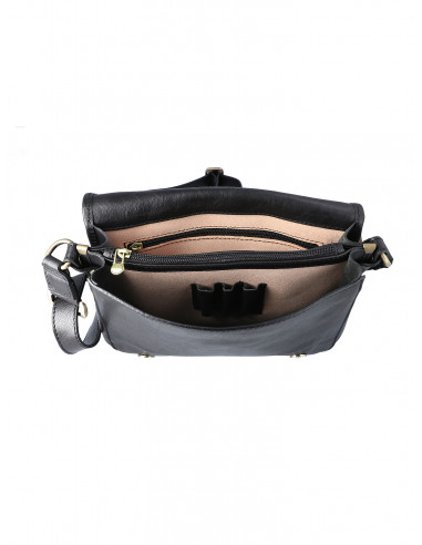 Dámská italská kožená kabelka Cristina Rui Serena jednoduchá středně velká