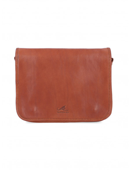 Dámská italská kožená kabelka Cristina Rui Serena jednoduchá středně velká