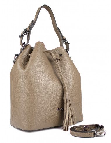 Dámská kožená kabelka/vak Pierre Cardin Monique