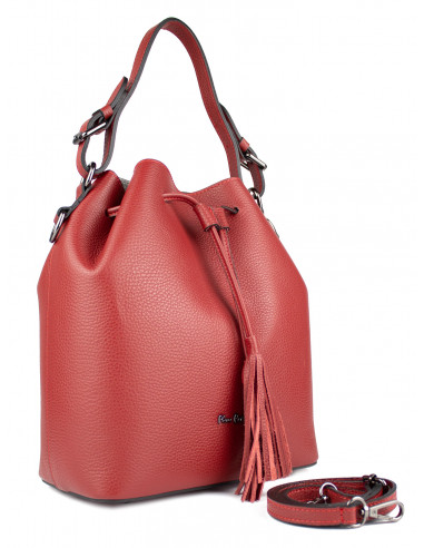 Dámská kožená kabelka/vak Pierre Cardin Monique