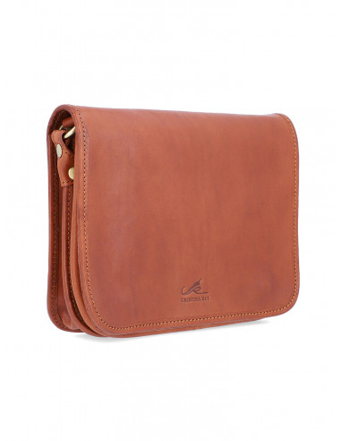 Dámská italská kožená kabelka Cristina Rui Serena jednoduchá středně velká