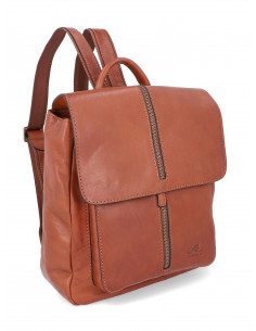 Dámský kožený batoh Cristina Rui Elena s ozdobným zipem 2