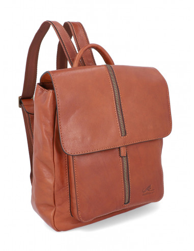 Dámský kožený batoh Cristina Rui Elena s ozdobným zipem