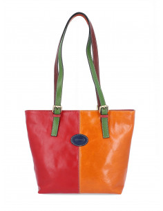 Dámská italská kožená kabelka Cristina Rui Claudia na rameno