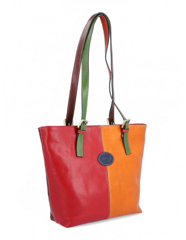 Dámská italská kožená kabelka Cristina Rui Claudia na rameno