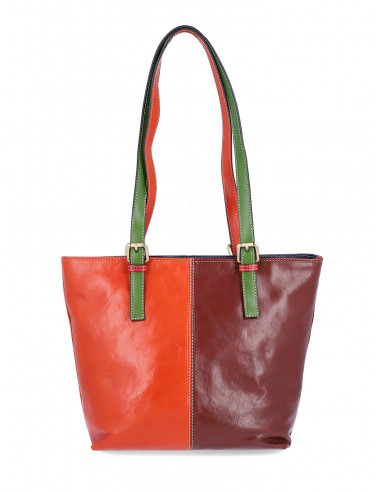 Dámská italská kožená kabelka Cristina Rui Claudia na rameno