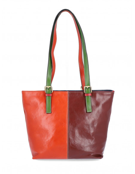 Dámská italská kožená kabelka Cristina Rui Claudia na rameno