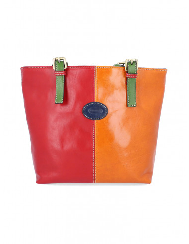 Dámská italská kožená kabelka Cristina Rui Claudia na rameno