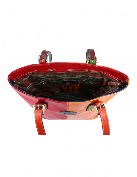 Dámská italská kožená kabelka Cristina Rui Claudia na rameno