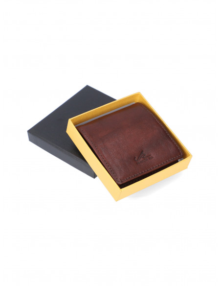 Kožená peněženka na mince Cristina Rui ml1046 z italské kůže