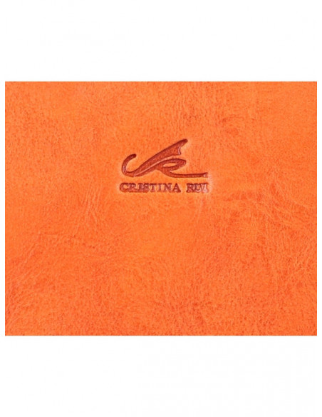 Kožená peněženka Cristina Rui mb06 oranžová, žlutá, zelená