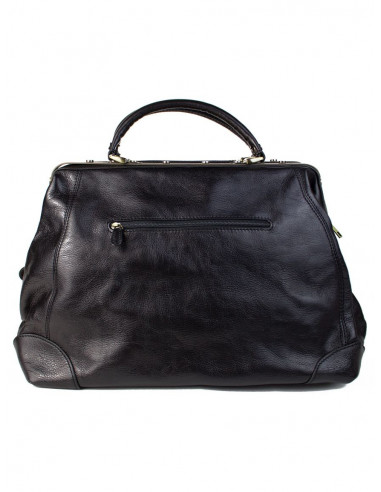 Dámská kožená kabelka/kufřík Katana Orleans rámová