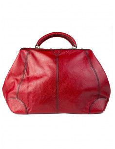 Dámská kožená kabelka/kufřík Katana Orleans rámová