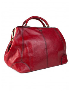 Dámská kožená kabelka/kufřík Katana Orleans rámová 2