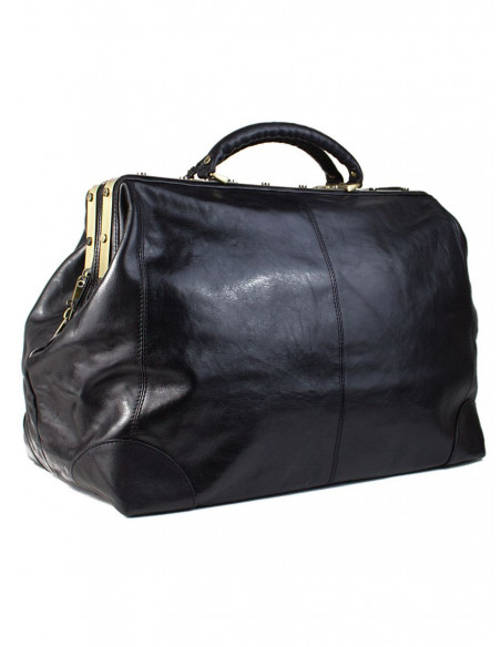 Dámská kožená kabelka/cestovní taška Katana Saint-Paul rámová