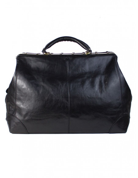 Dámská kožená kabelka/cestovní taška Katana Saint-Paul rámová