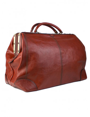 Dámská kožená kabelka/cestovní taška Katana Saint-Paul rámová