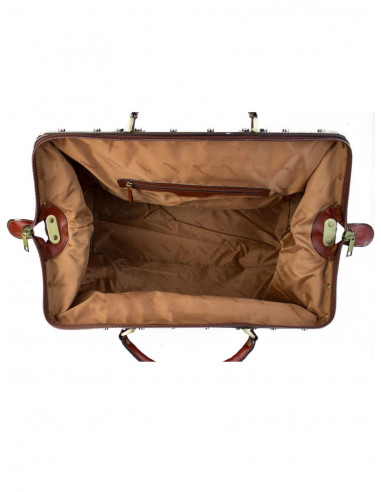 Dámská kožená kabelka/cestovní taška Katana Saint-Paul rámová