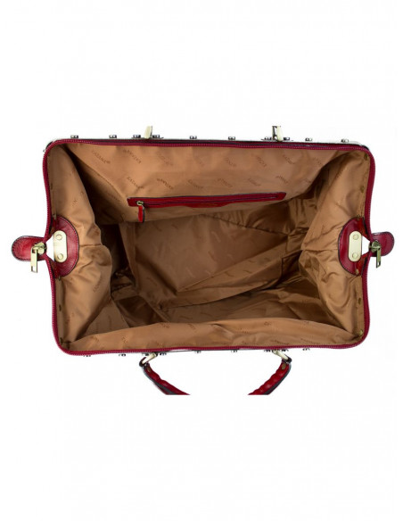 Dámská kožená kabelka/cestovní taška Katana Saint-Paul rámová