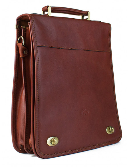 Pánská kožená aktovka/batoh Katana Toulouse