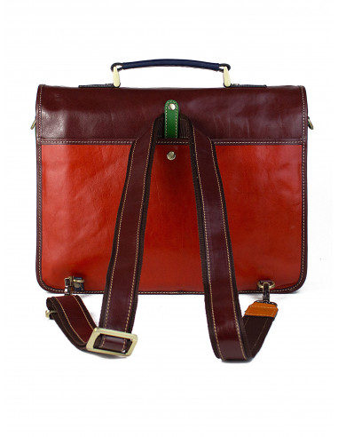 Pánská kožena aktovka/batoh Cristina Rui Bergamo