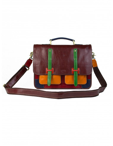 Pánská kožena aktovka/batoh Cristina Rui Bergamo