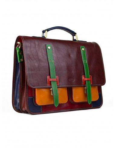 Pánská kožena aktovka/batoh Cristina Rui Bergamo