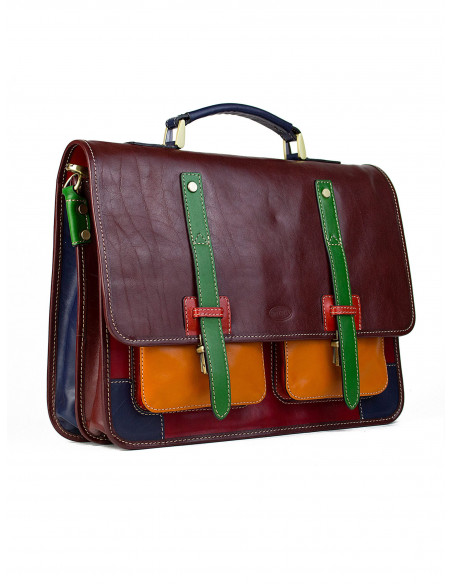 Pánská kožena aktovka/batoh Cristina Rui Bergamo