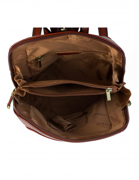 Dámský městský kožený batoh Katana Cannes z Francie