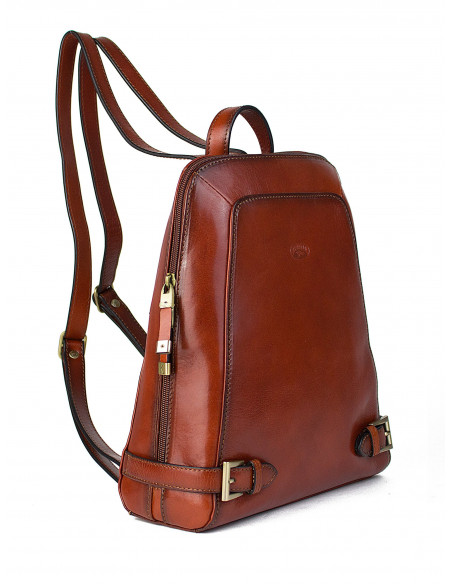 Dámský městský kožený batoh Katana Cannes z Francie