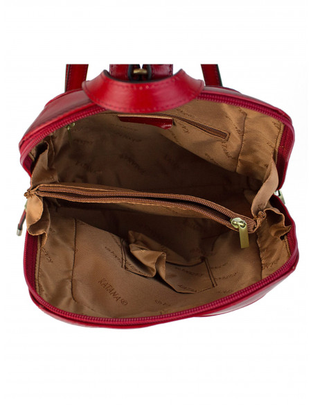 Dámský městský kožený batoh Katana Cannes z Francie