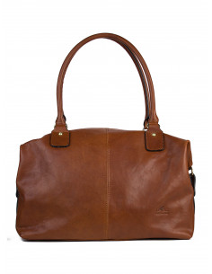 Dámská italská kožená kabelka Cristina Rui Eleonora hnědá