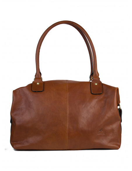 Dámská italská kožená kabelka Cristina Rui Eleonora hnědá