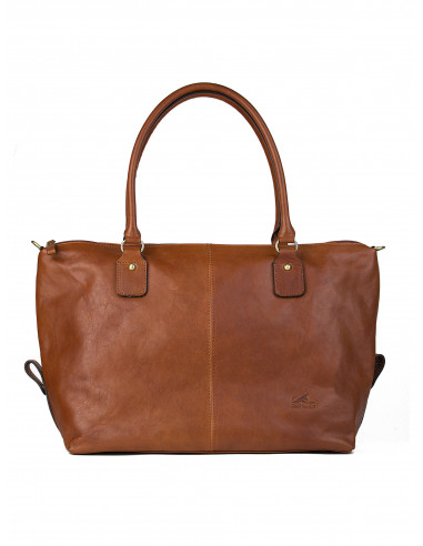 Dámská italská kožená kabelka Cristina Rui Eleonora hnědá