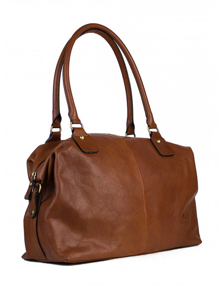 Dámská italská kožená kabelka Cristina Rui Eleonora hnědá