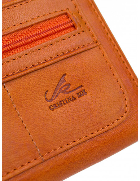 Kožená peněženka Cristina Rui mc38 z italské kůže