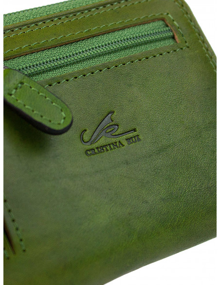 Pásnká kožená peněženka na karty credit card Cristina Rui ml1051