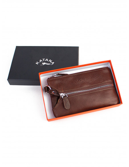 Kožená peněženka/klíčenka Katana ka853117