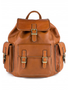 Kožený batoh Katana Castres z Francie