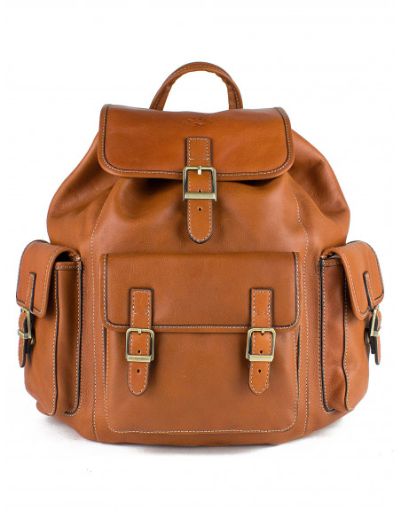 Kožený batoh Katana Castres z Francie