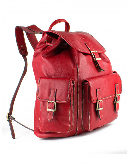 Kožený batoh Katana Castres z Francie