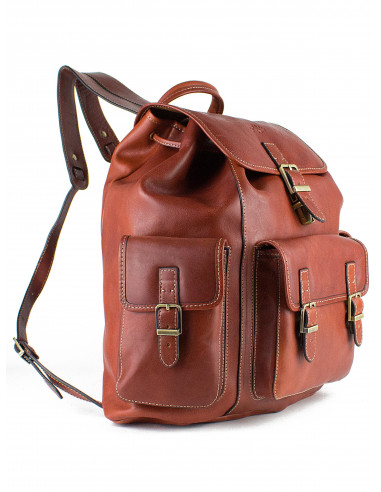 Kožený batoh Katana Castres z Francie