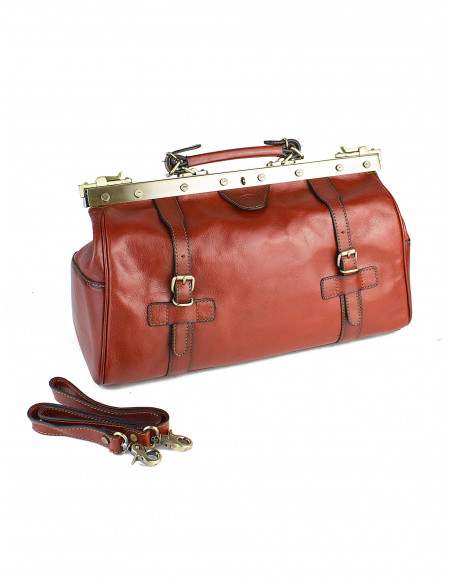 Dámská velká kožená kabelka/kufřík Katana Cenon