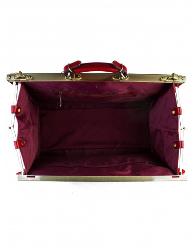 Dámská velká kožená kabelka/cestovní taška Katana Calais rámová