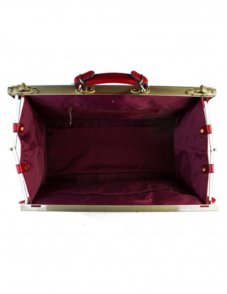 Dámská velká kožená kabelka/cestovní taška Katana Calais rámová