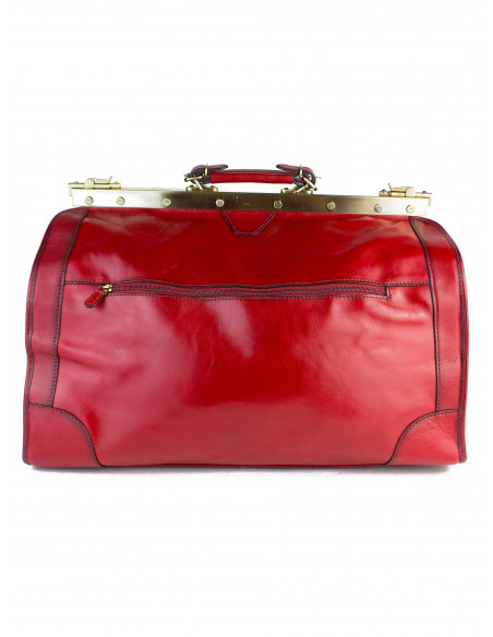 Dámská velká kožená kabelka/cestovní taška Katana Calais rámová