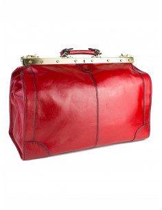 Dámská velká kožená kabelka/cestovní taška Katana Calais rámová 2