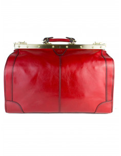 Dámská velká kožená kabelka/cestovní taška Katana Calais rámová