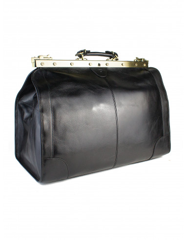 Dámská velká kožená kabelka/cestovní taška Katana Calais rámová