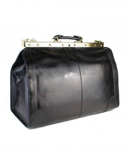 Dámská velká kožená kabelka/cestovní taška Katana Calais rámová